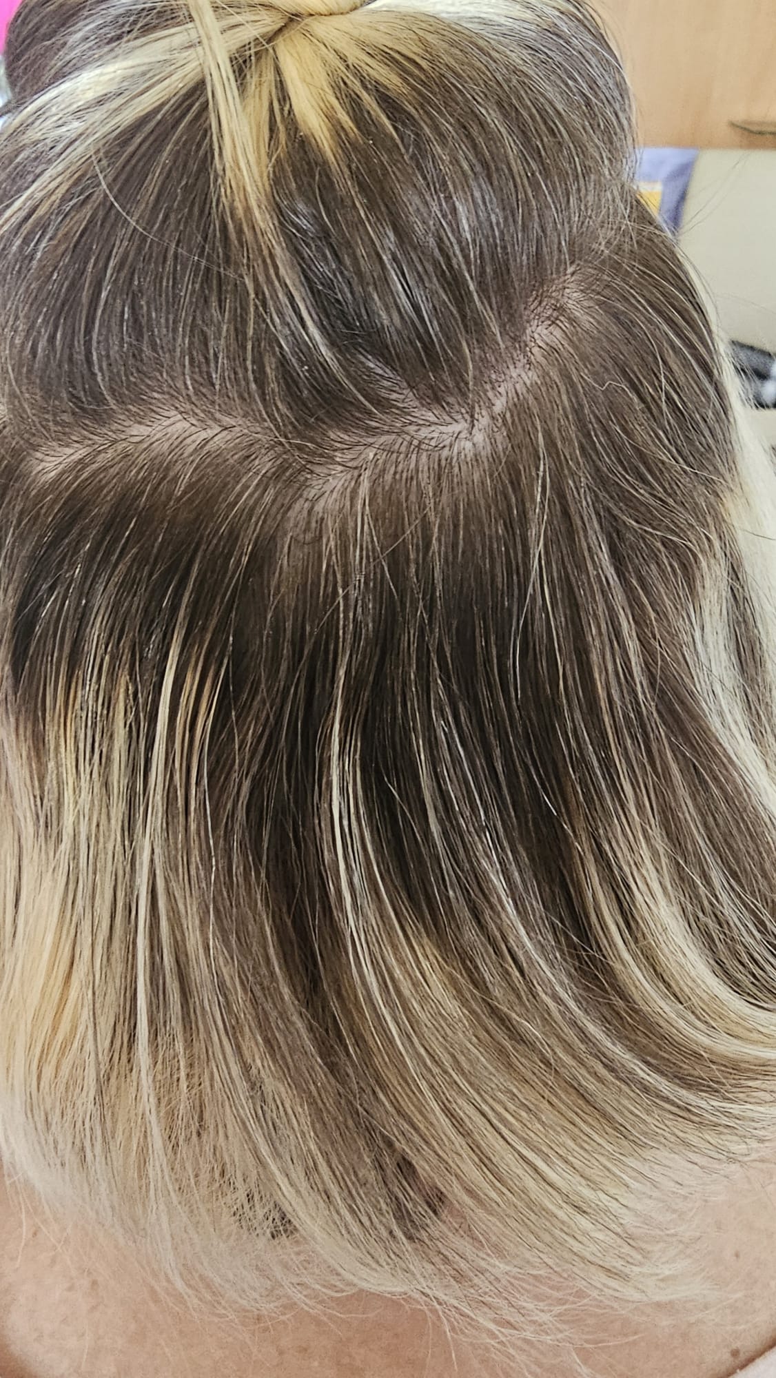 Blondierung Bielefeld Vorher – mobile Friseurin Bozena Fuchs